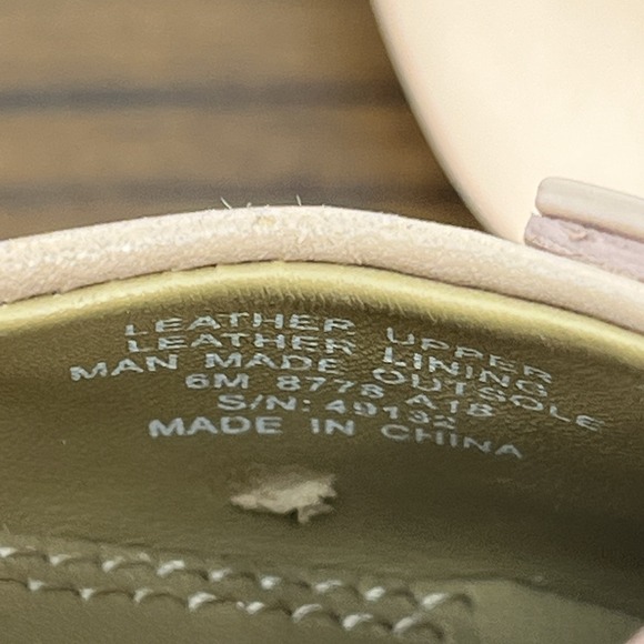 Tory Burch Melinda Shoes Women's 6M Pink Nude Leather Ballet Flats Ballerina - Picture 15 of 16